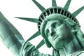 Statue of LibertyÃ¢â¬â¢s head Royalty Free Stock Photo